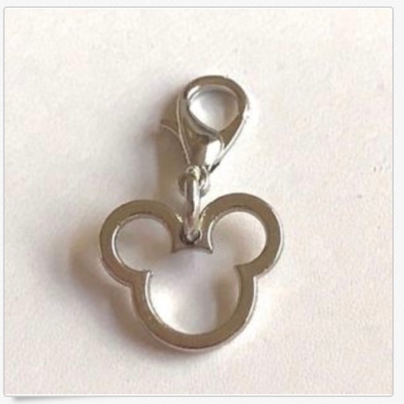 Vintage Mickey Mouse Ears Charm Disney Zipper Pull Purse Charm Icon Clip On - Picture 5 of 10